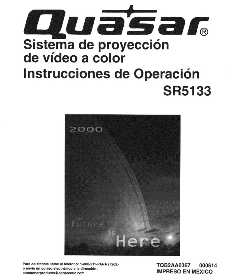 Quasar SR-5133 User manual