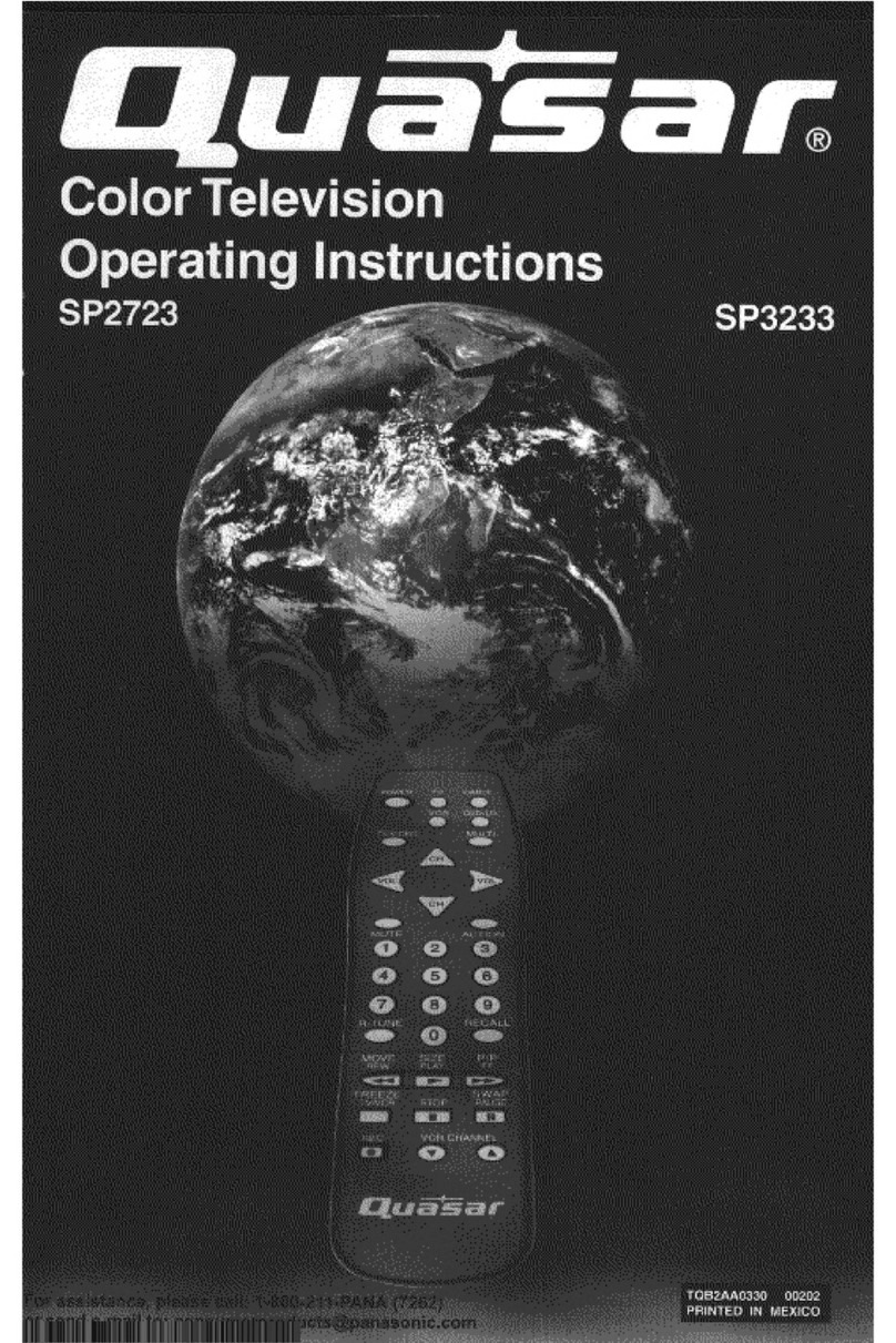 Quasar SP-3233 User manual Quasar SP-3233 User manual