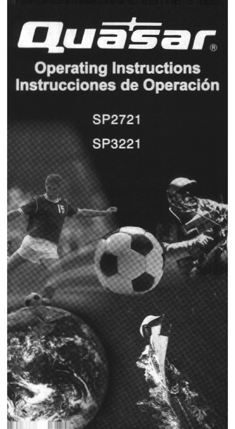 Quasar SP-2721 User manual