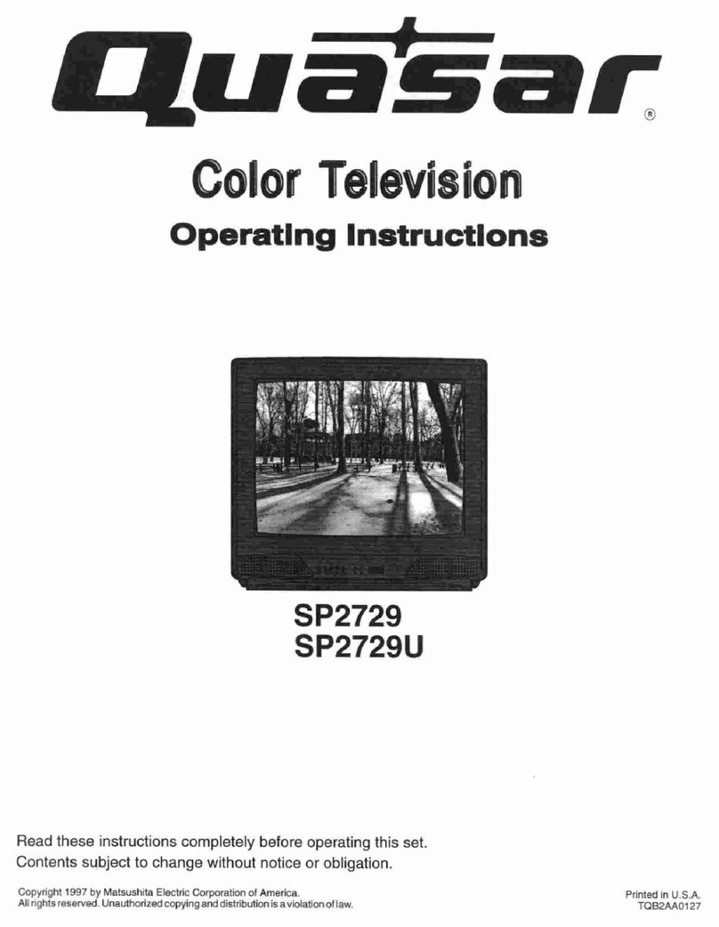 Quasar SP-2729UV User manual