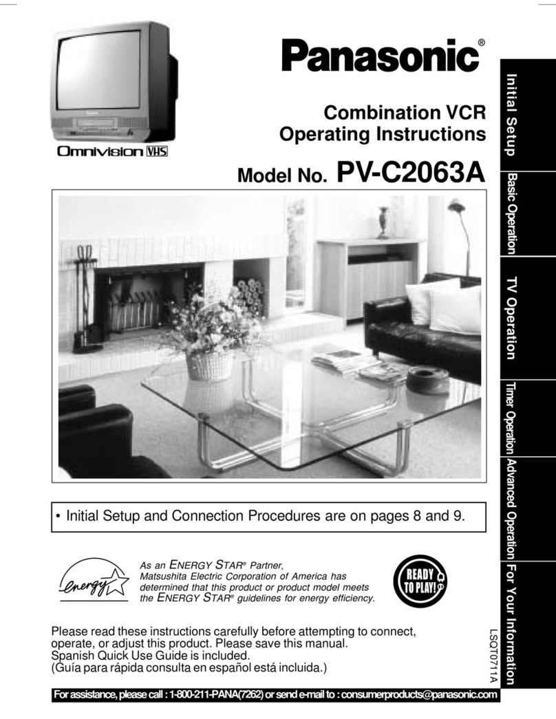 Panasonic PV-C2063A User manual
