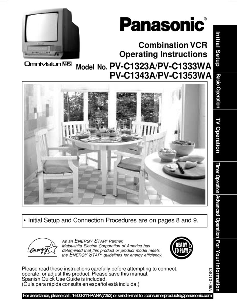 Panasonic PV-C1323A User manual