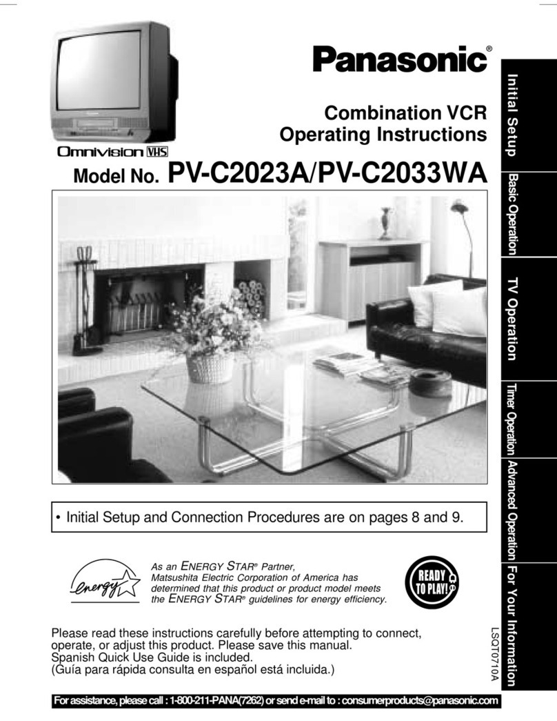 Panasonic PV-C2023A User manual