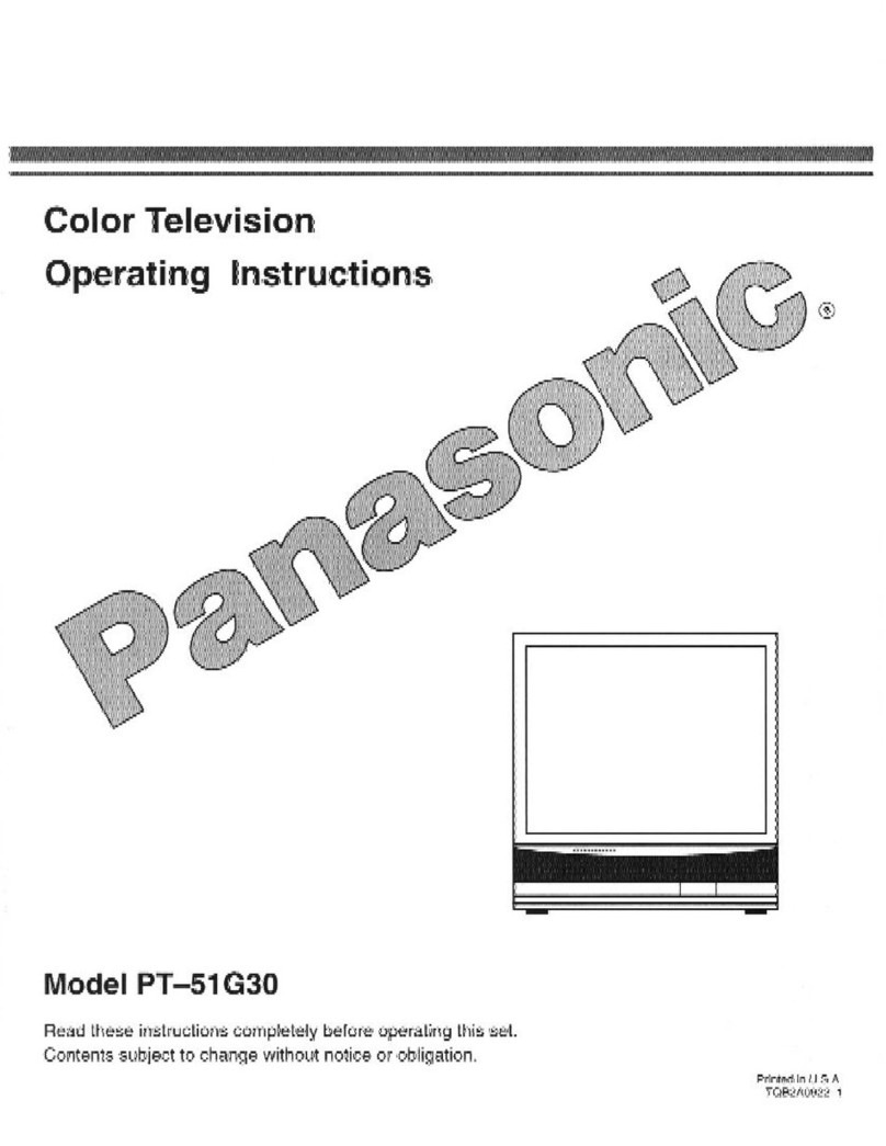 Panasonic PT-51G30 User manual