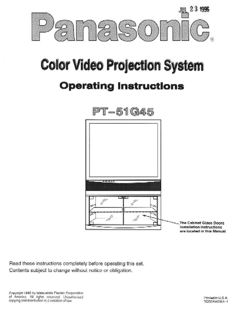 Panasonic PT-51G45 User manual