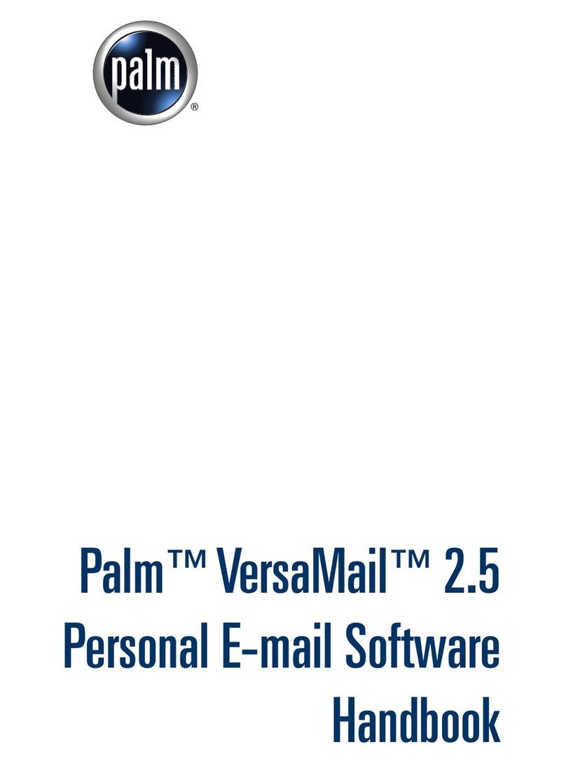 Palm VersaMail 2.5 User manual