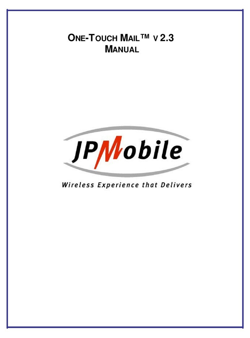 Palm One-touch mail User manual