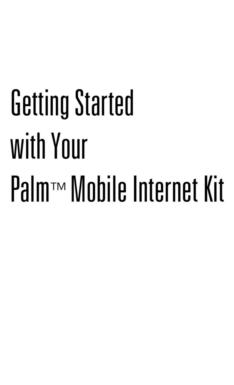 Palm Mobile Internet Kit Getting started Palm Mobile Internet Kit Getting started