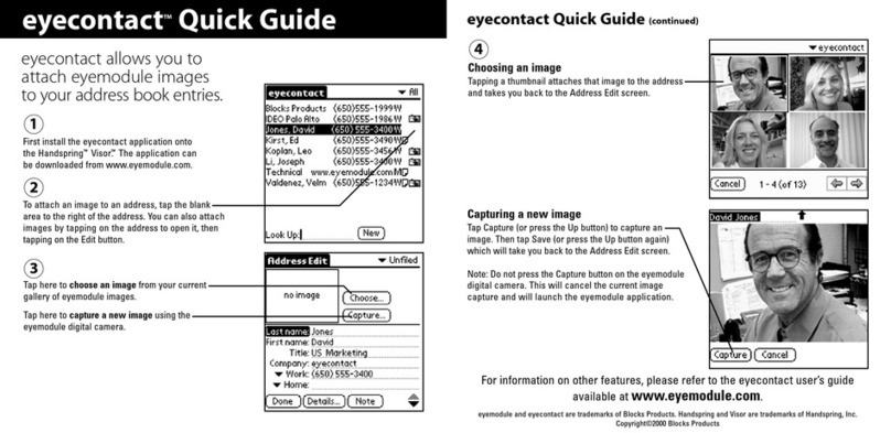 Palm eyecontact quick guide