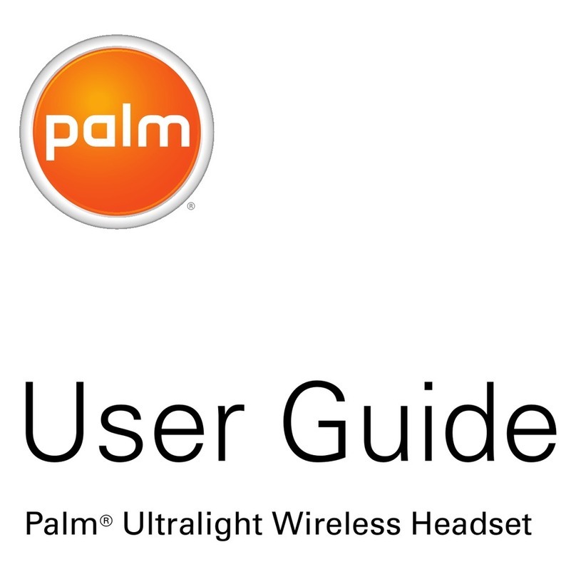 Palm 3265WW - Treo Ultralight Wireless Headset User manual