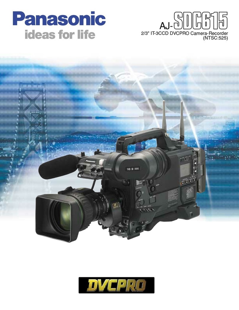 Panasonic SDC615 - AJ Camcorder - 520 KP User manual