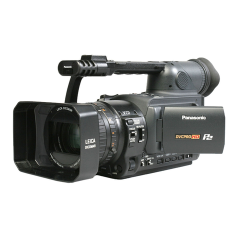 Panasonic AG HVX200 - Camcorder User manual