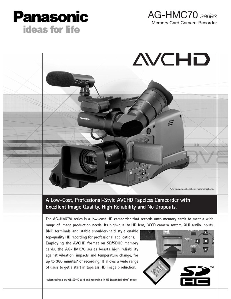 Panasonic AG-HMC70 User manual