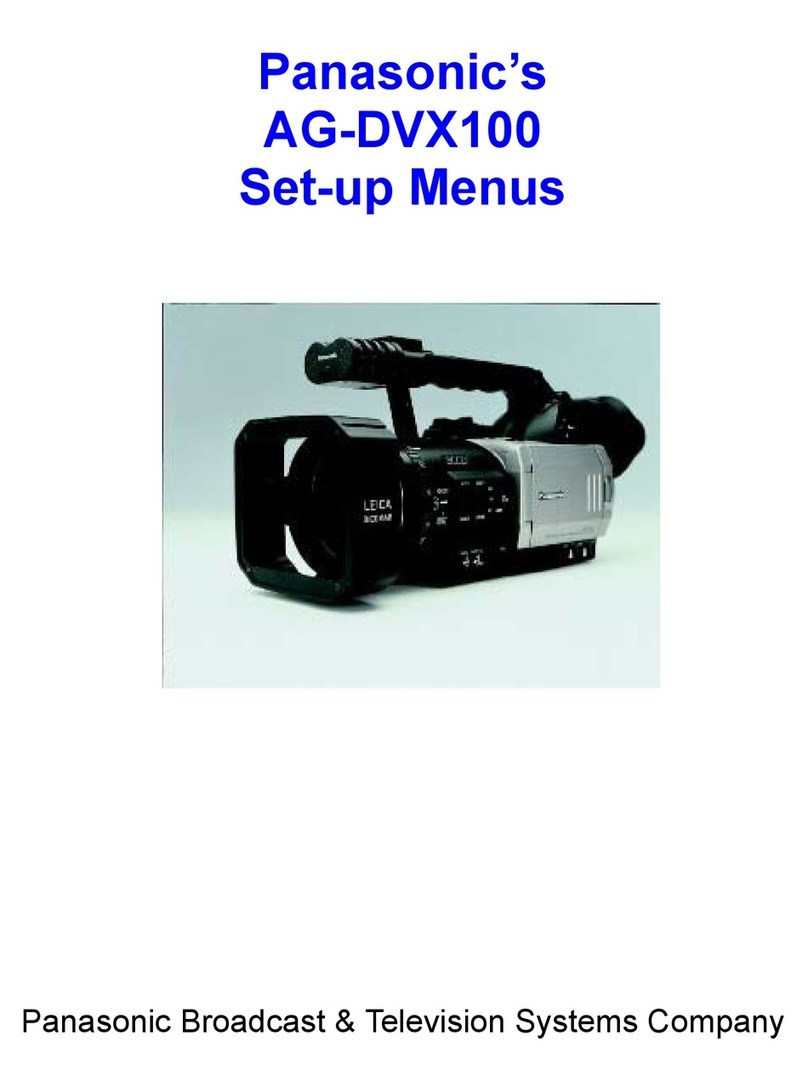 Panasonic AG-DVX100B Manual Panasonic AG-DVX100B Manual