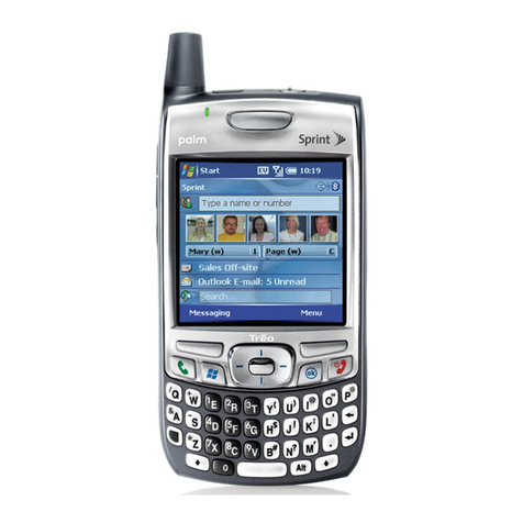Palm 700wx - Treo Smartphone 60 MB User manual