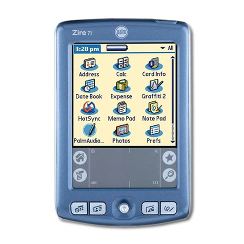 Palm TM Zire Zire 71 Getting started