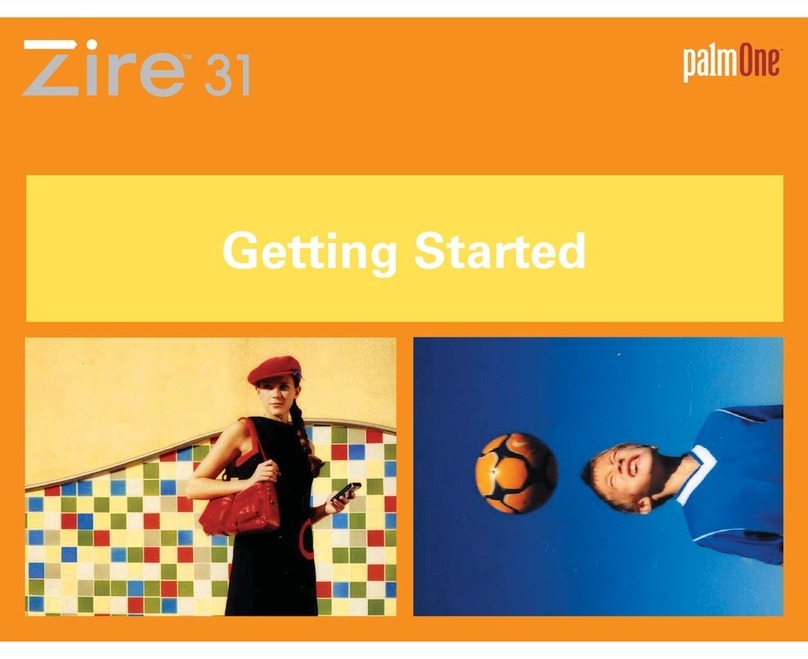 palmOne Zire 31 User manual