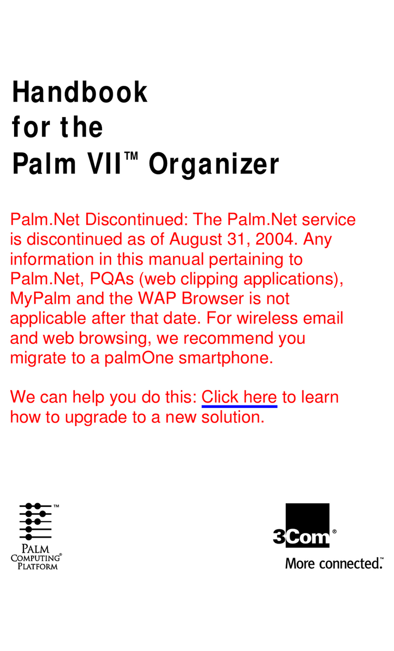 Palm VII User manual