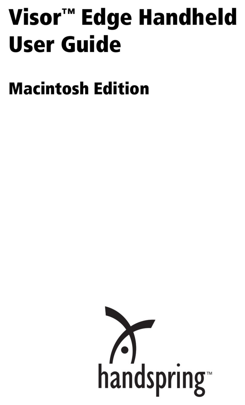 Handspring Visor Visor Edge User manual