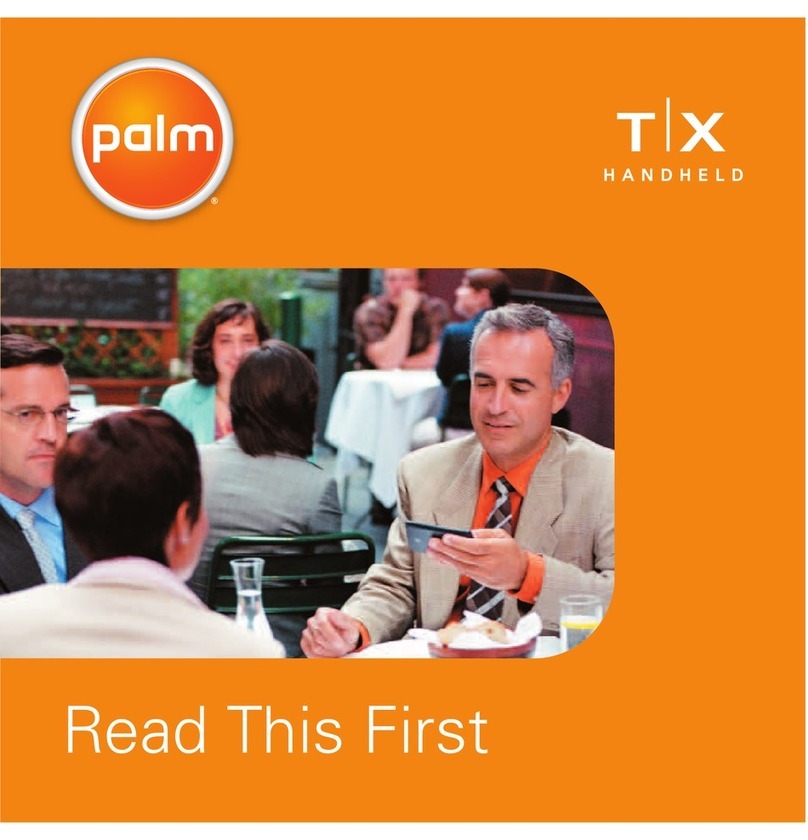 Palm TX Instruction sheet