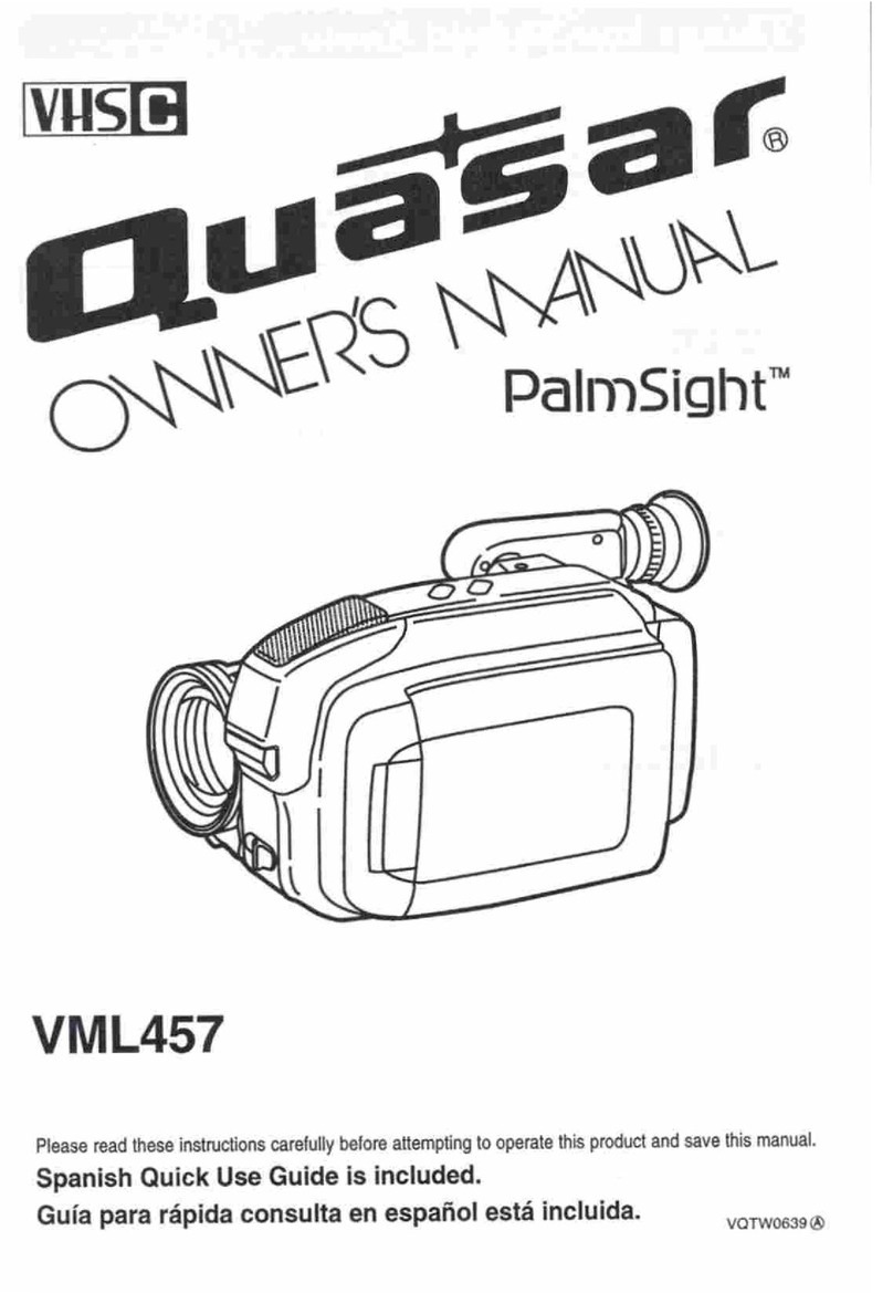 Quasar Palmcorder VM-L457 user guide
