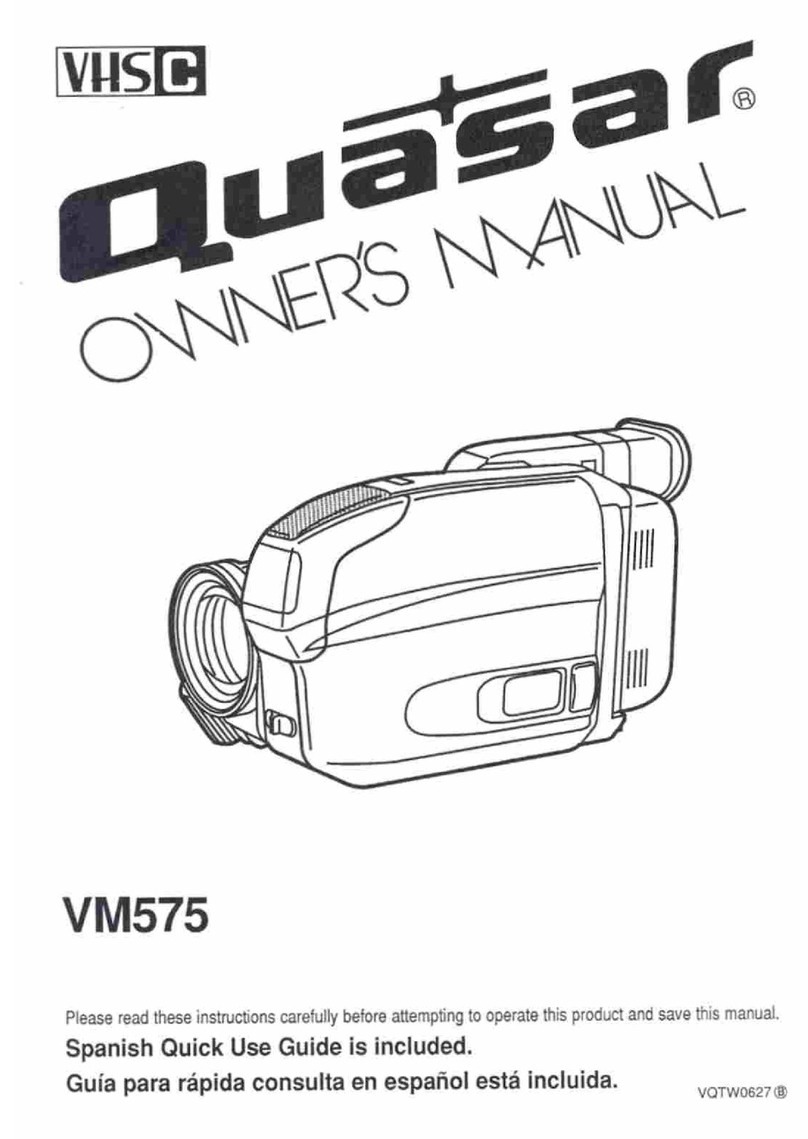 Quasar Palmcorder VM-575 User manual