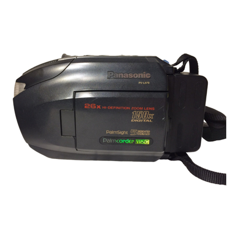 Panasonic Palmcorder PV-L579 User manual