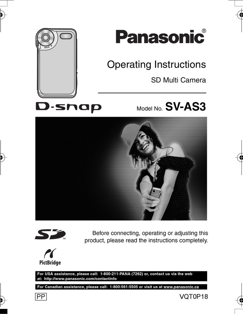 Panasonic D-Snap SV-AS3 User manual
