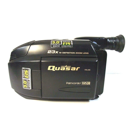 Quasar Palmcorder VM-L458 User manual