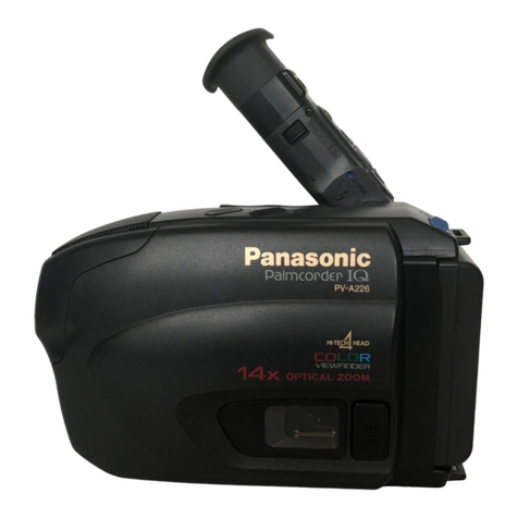 Panasonic Palmcorder PV-A226 user guide