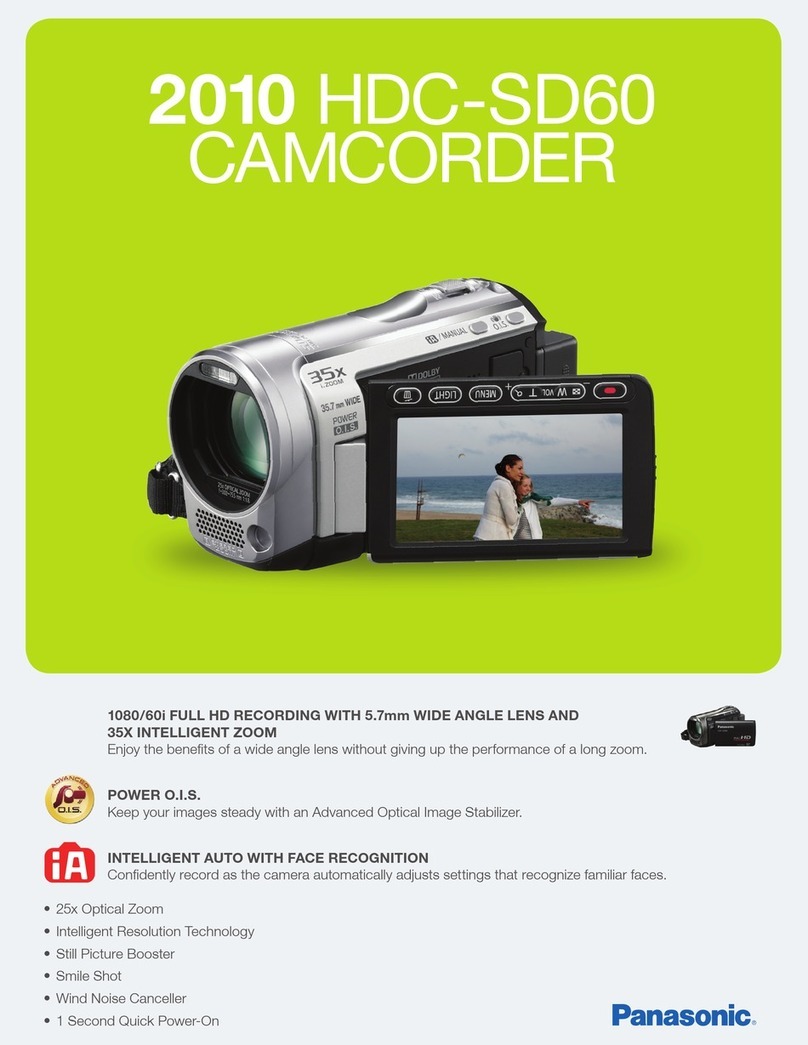 Panasonic HDC-SD60EF User manual