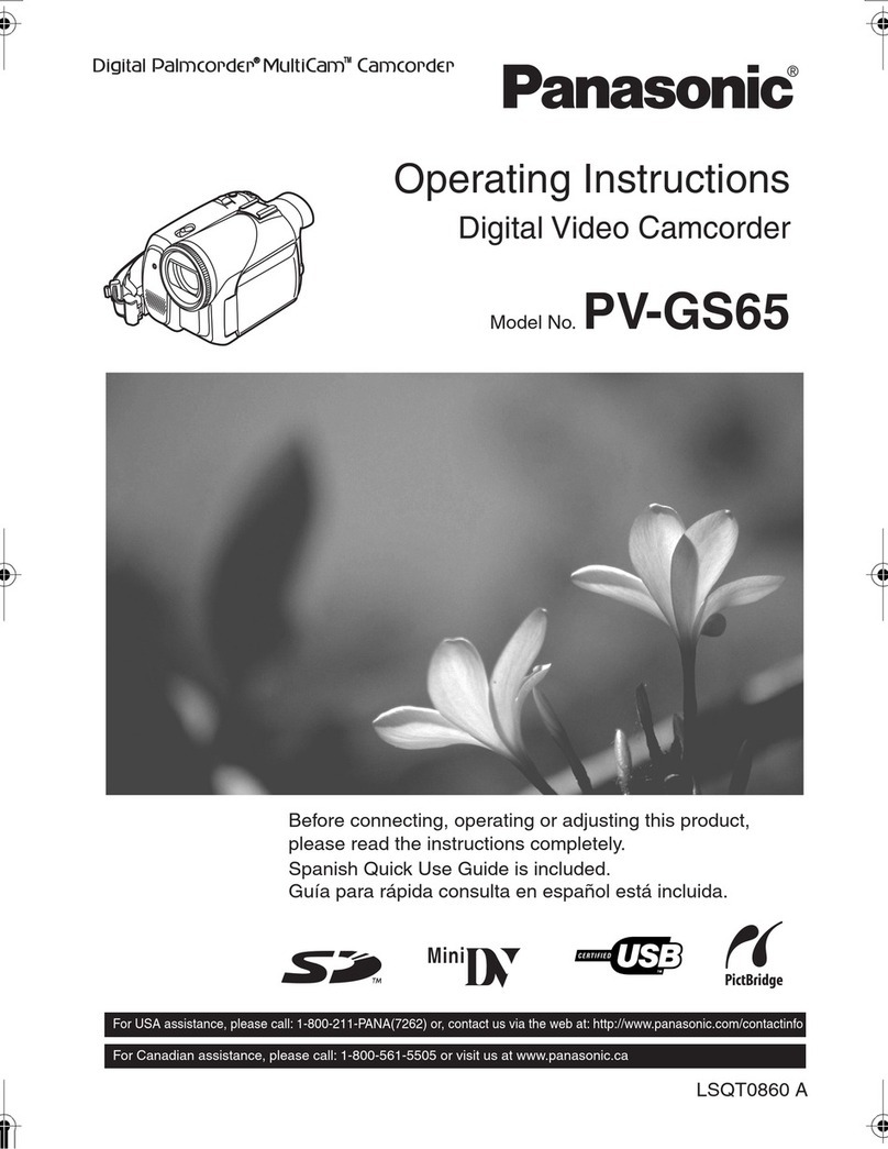 Panasonic PV-GS65 User manual