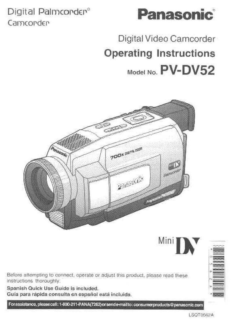 Panasonic PV-DV52 User manual
