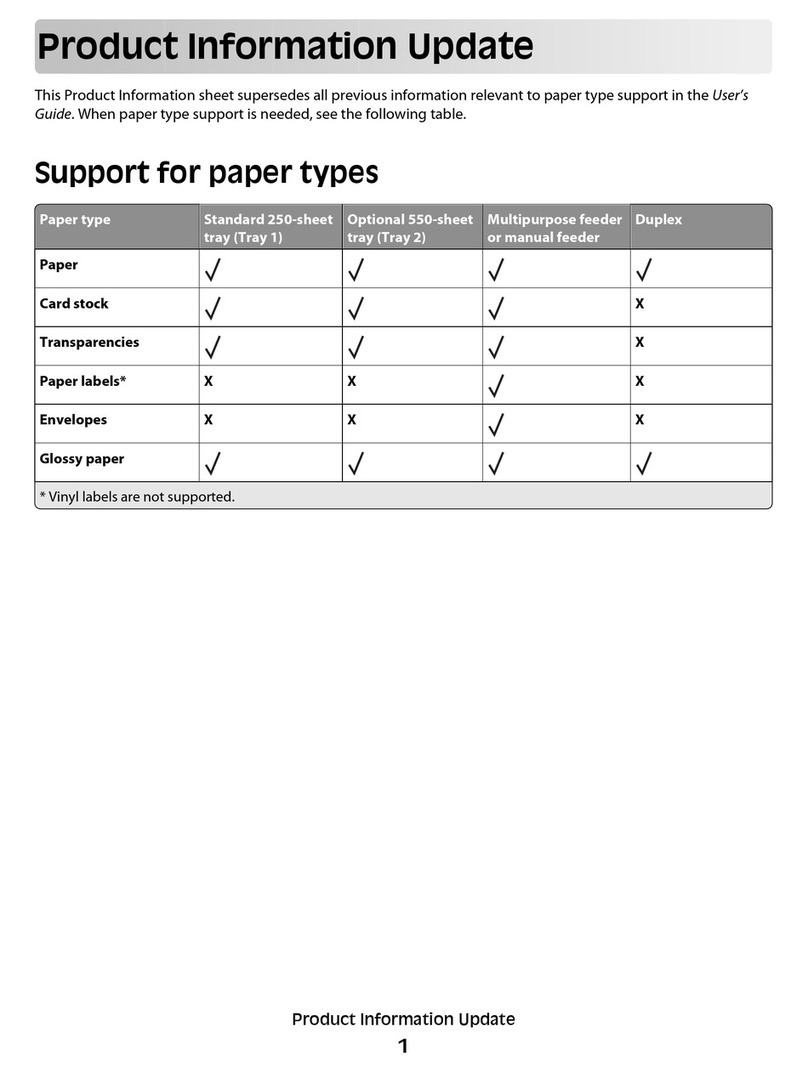 Lexmark C530 series, C532 series, C534 series Quick reference guide