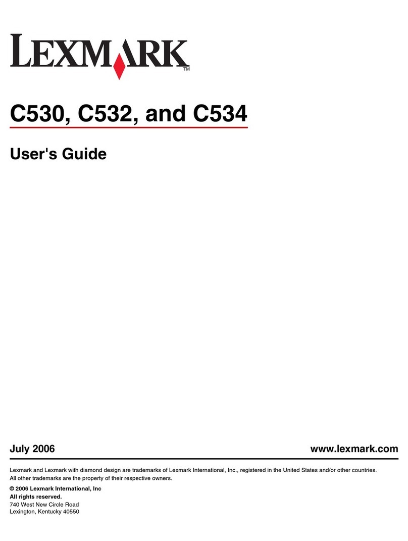Lexmark C530 series, C532 series, C534 series User manual