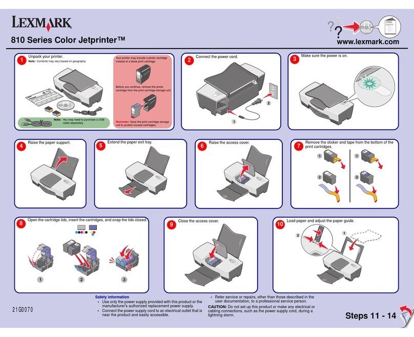 Lexmark 810 Series User manual