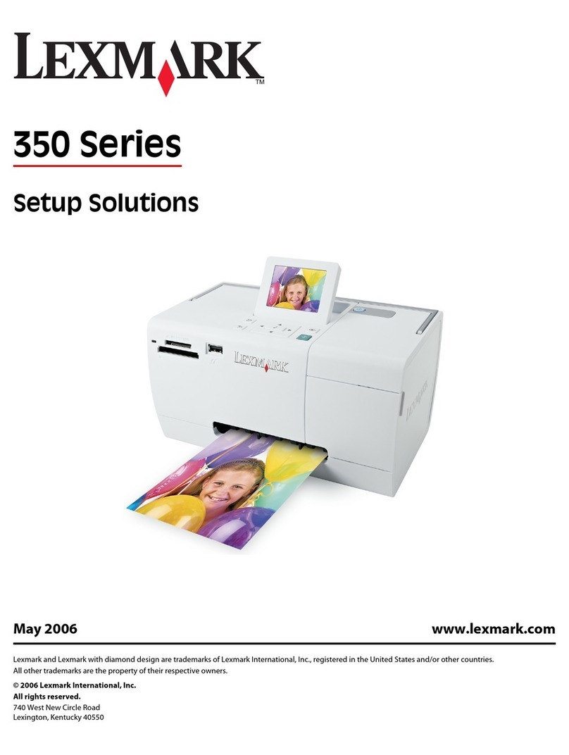 Lexmark 350 User manual