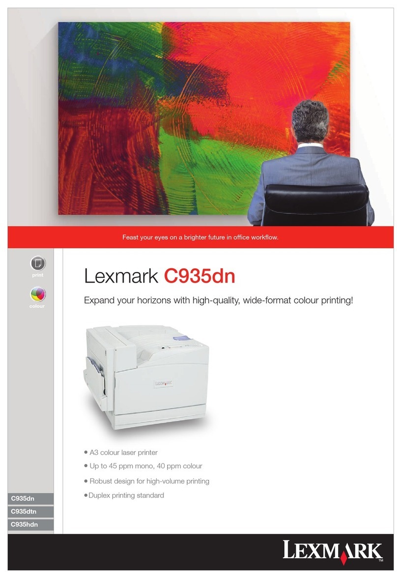 Lexmark C935 Series User manual