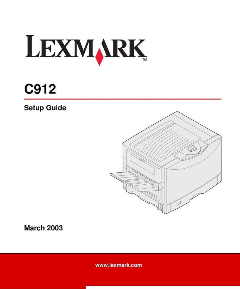 Lexmark C912 User manual