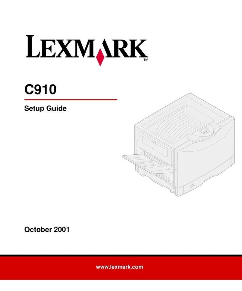 Lexmark C910 Finisher User manual