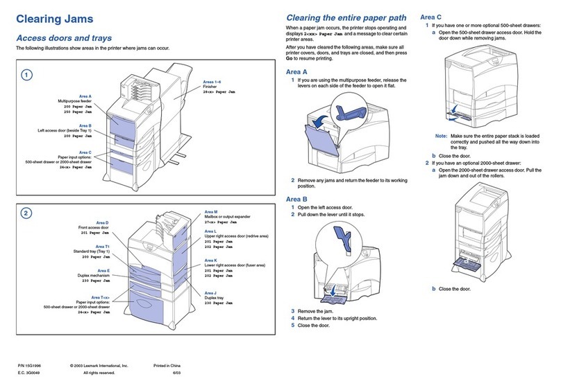 Lexmark C 752 User manual