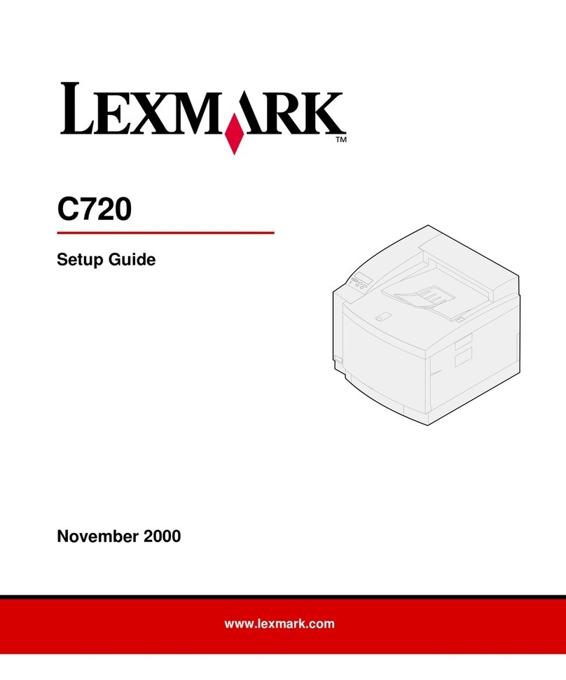 Lexmark C720 SERIES Setup guide