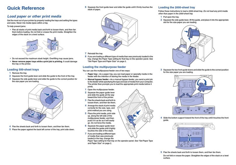 Lexmark C 752 User manual