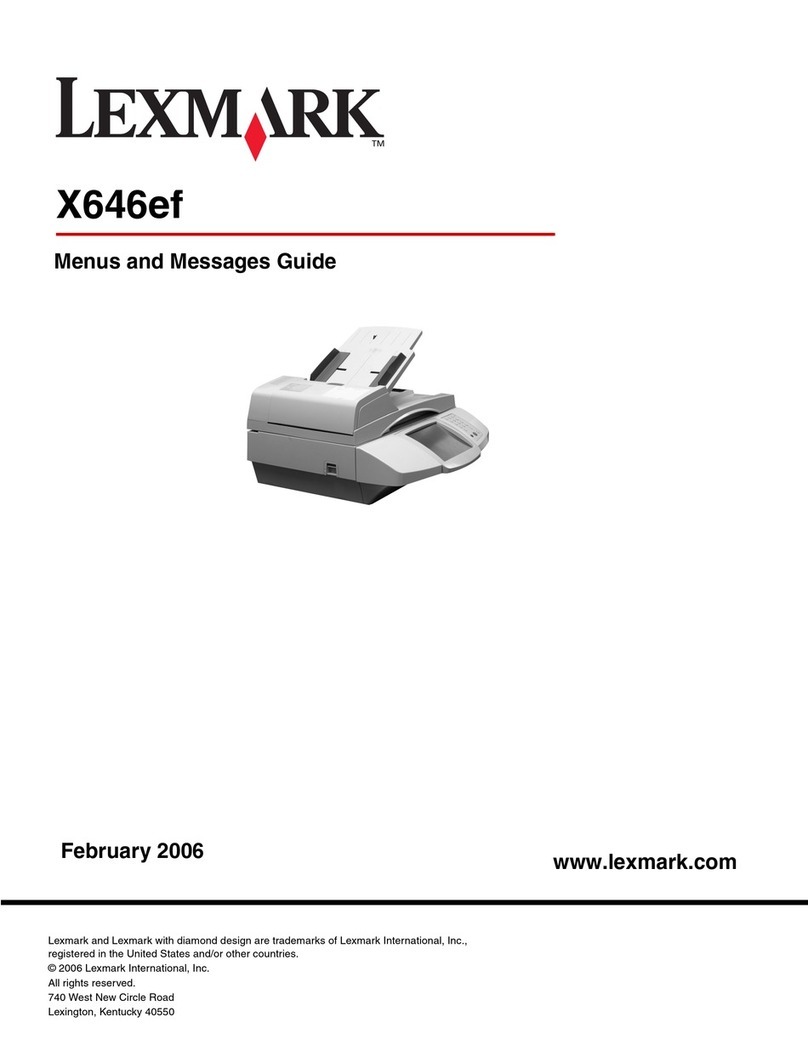 Lexmark X646e MFP User manual