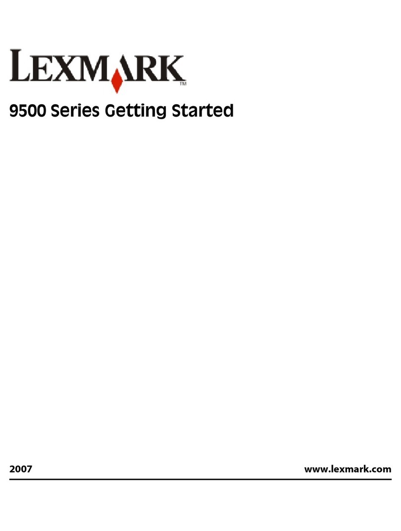 Lexmark X9575 User manual