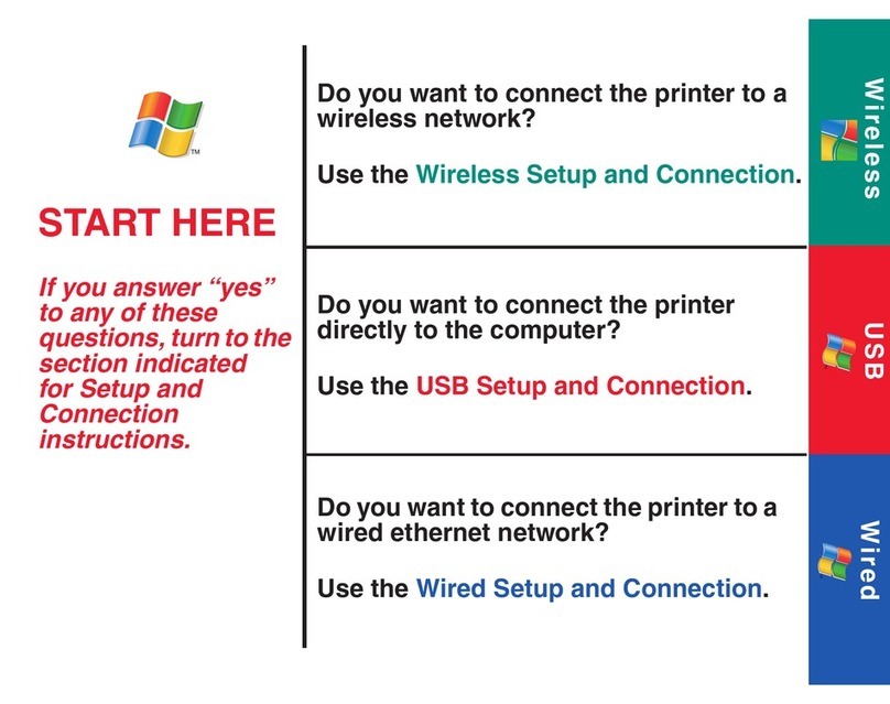 Lexmark x9350 Instruction Manual