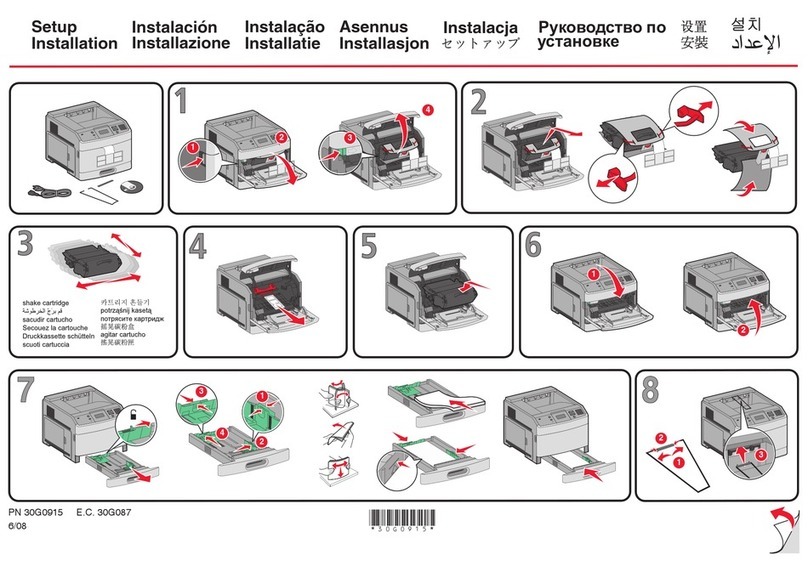 Lexmark T650dn Operating and safety instructions