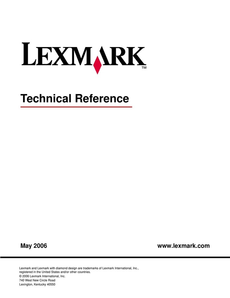 Lexmark T 430 Use and care manual