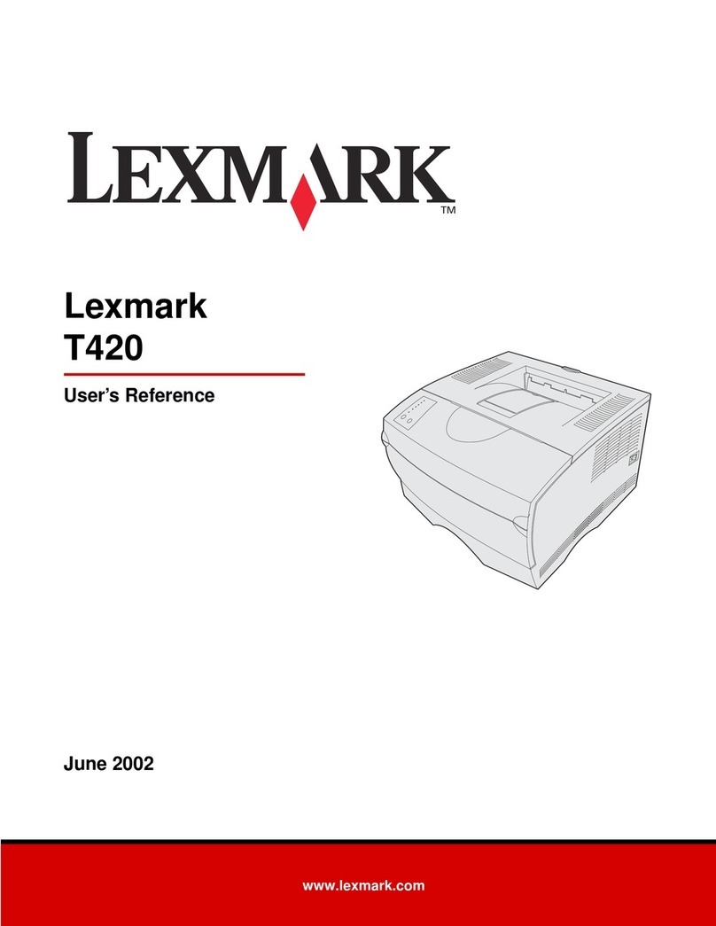 Lexmark T420 Service manual