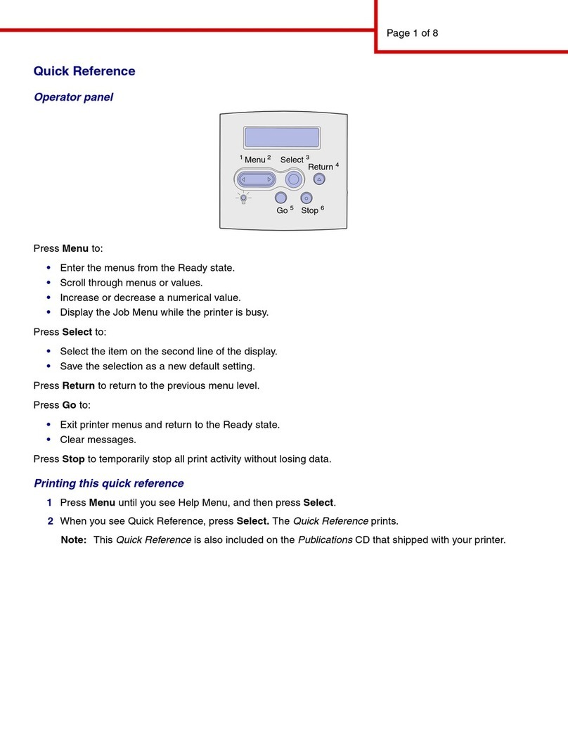 Lexmark T630 - Printer - B/w User manual